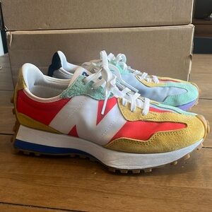 New Balance 327 “Neo Flame” colour way